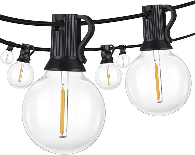 Mlambert 150Ft Outdoor String Lights, G40 Globe Patio Lights - Image 9