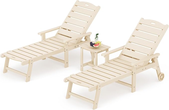 LUE BONA Chaise Lounge Chairs Set by LUEBONA