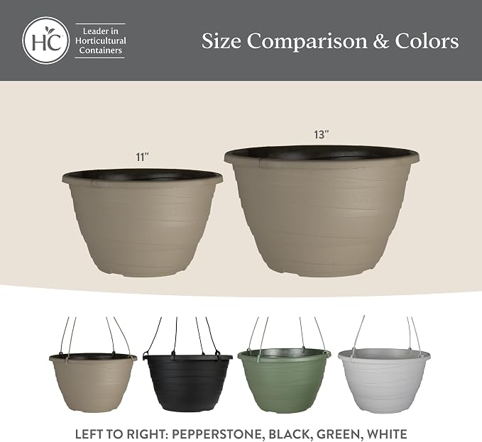 The HC Companies Wrapt Hanging Planters - Image 6