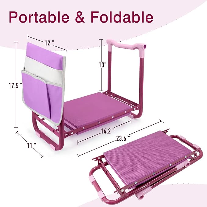 Colwelt Garden Kneeler Upgraded, Gardening Kneelers Stool - Image 2