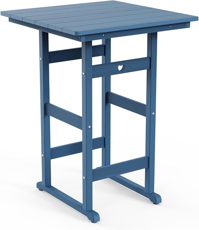 Patio Bar Table, Adirondack Table1 Pieces Set, Bar Height outdoor bar table Set by Orbcove