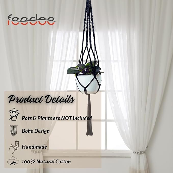 Feedee Macrame Plant Hangers - Image 4