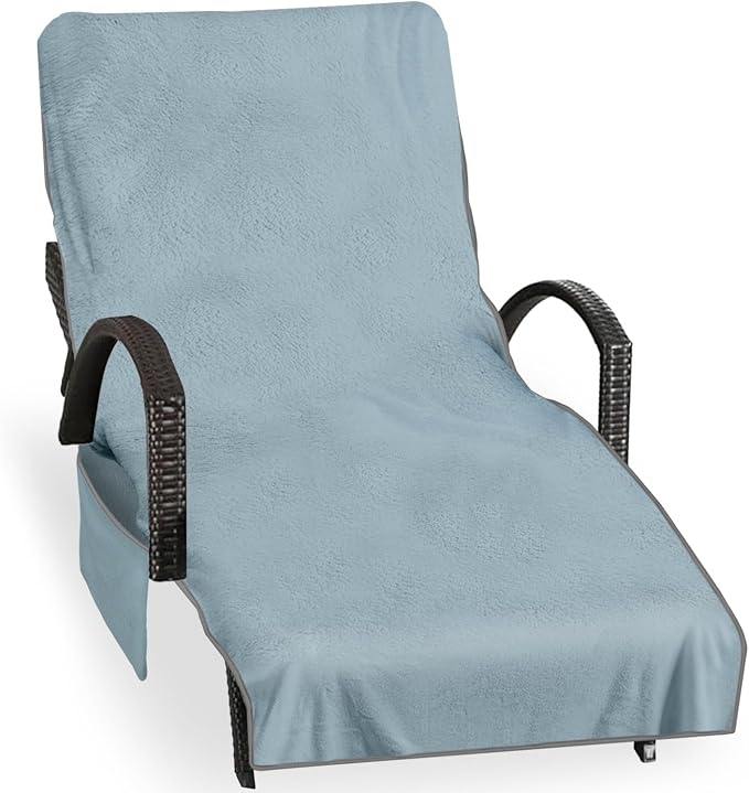 Lounge Chair Towel Cover, Beach Chair Cover by Ruikyhom