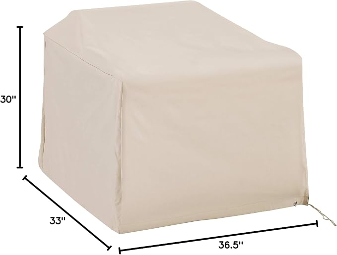 Crosley Furniture Patio Furniture Covers, Waterproof 2-Piece Outdoor Chair - Image 6