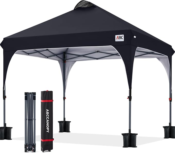ABCCANOPY Outdoor Pop up Canopy Tent, 8x8 Instant Portable Canopy by ABCCANOPY