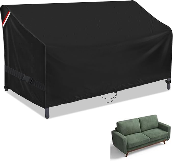 Outdoor Sofa Cover, 70 Inch Waterproof 3-Seater Bench Covers by Yourpatiocoverexpert
