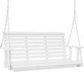 VEVOR Wooden Porch Swing 4.5 ft, Patio Bench Swing by VEVOR