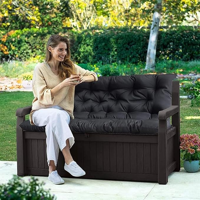 Swing Cushion Replacement Outdoor Porch Waterproof Bench Cushion 2-3 Seater - Image 4