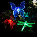 GIGALUMI Solar Garden Lights, 3 Pack Solar Butterfly Lights Decoration by GIGALUMI