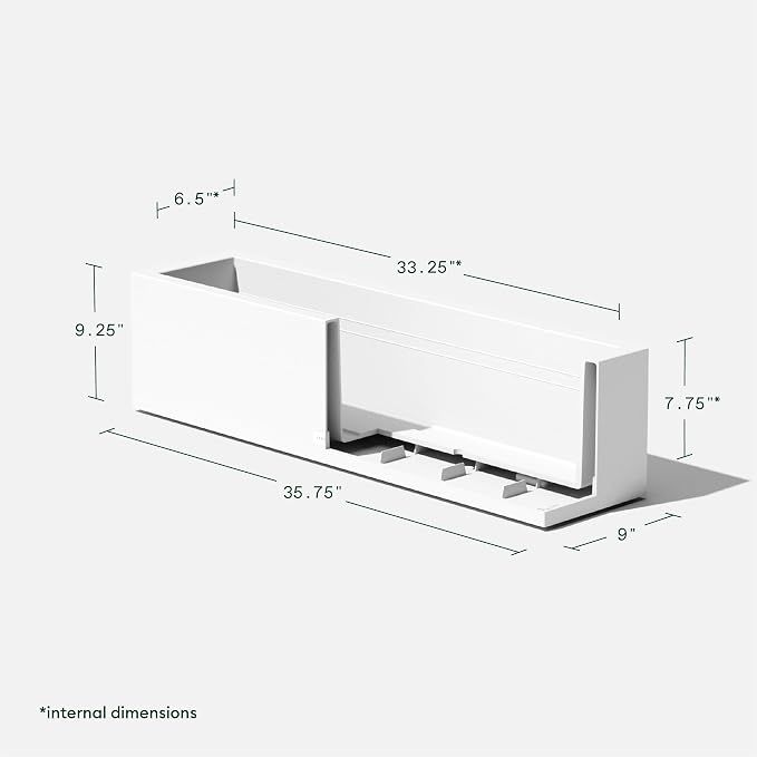 Veradek Block Series Window Box Planter - Image 3