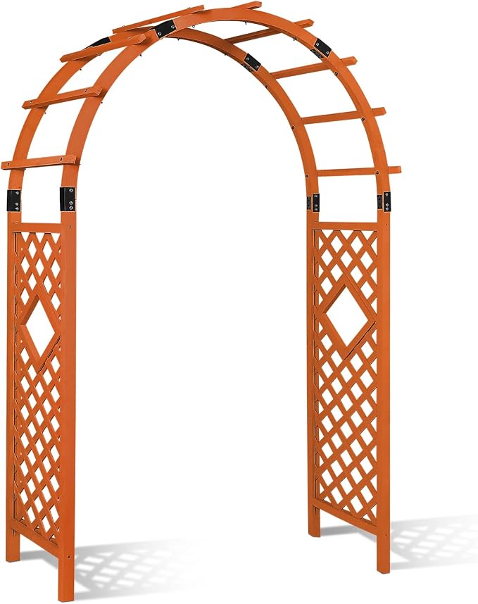 EAGLE PEAK Wood Arbor Garden Trellis Archway, Wedding Arch - Image 2
