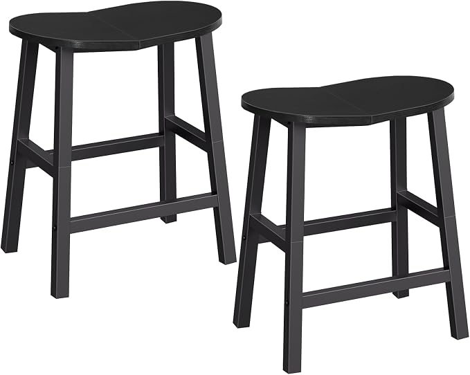 HOOBRO Bar Stools Set of 2, Counter Height Bar Stools, 23.6 Inch Barstools by HOOBRO
