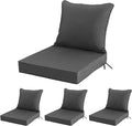 24x24 Inch Outdoor Chair Cushions Set of 4, Patio Furniture Cushions by Unknown