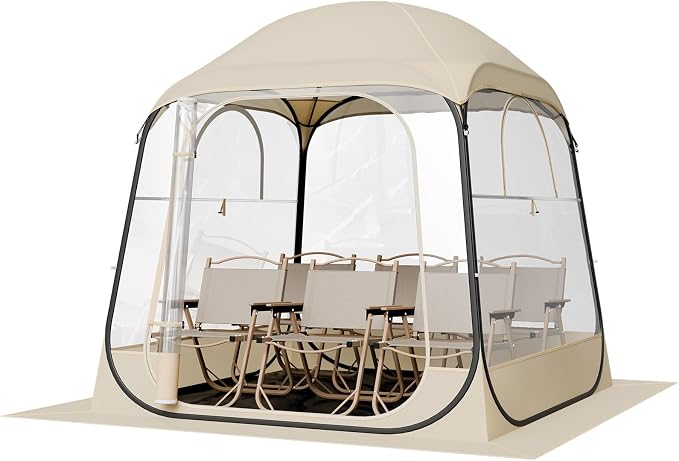 VEVOR Pop up Sports Tent, 8 Sizes Optional Clear Bubble Tent - Image 9