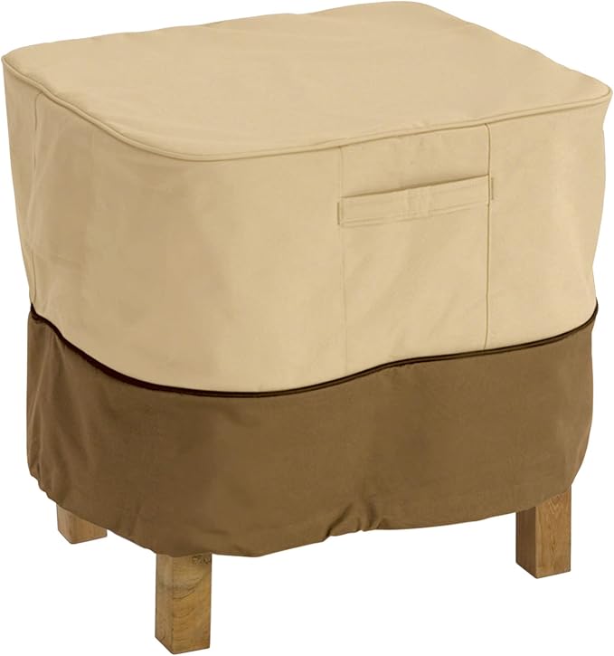 Classic Accessories Veranda Water-Resistant 26 Inch Square Patio Ottoman/Side by ClassicAccessories