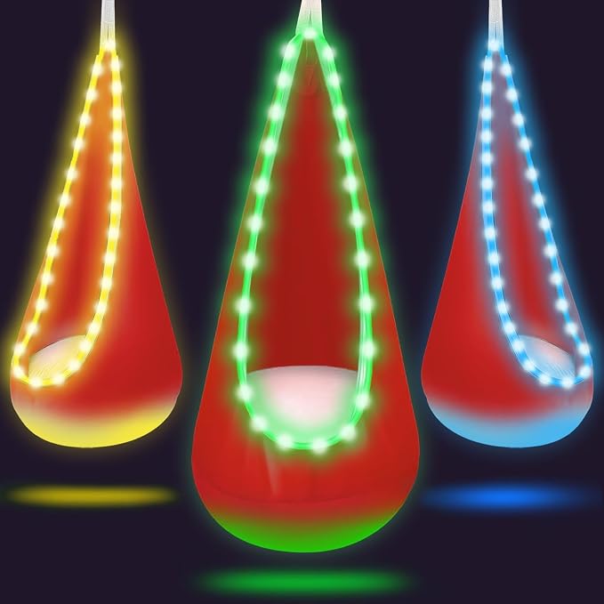 Light Up Swing Chair Hammock Chair Indoor Outdoor by TRAVELBAIC