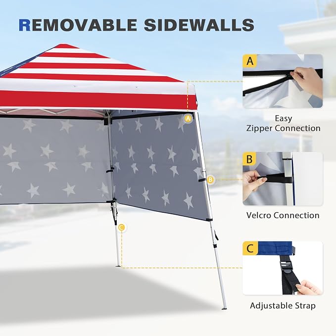 EAGLE PEAK Day Tripper 8x8 Aluminum Super-Lightweight Pop Up Canopy - Image 8
