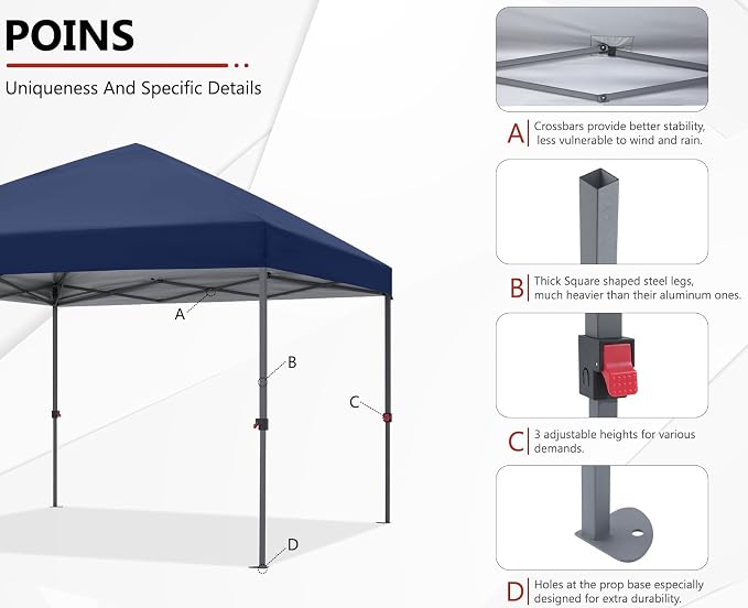 ABCCANOPY Outdoor Easy Pop up Canopy Tent 10x10 - Image 6