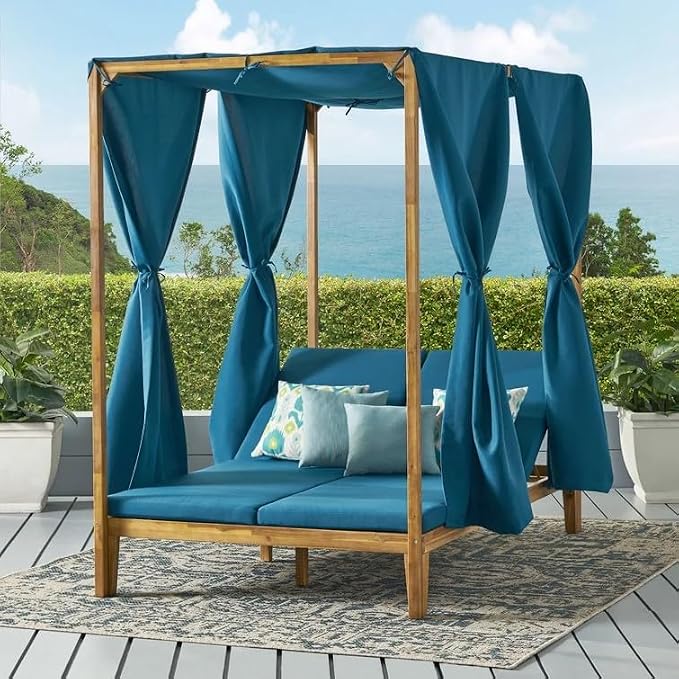 Merax Outdoor Bed Patio Daybed - Image 3