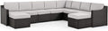 HAPPATIO 10 Piece Patio Conversation Set, All-Weather Patio Furniture Set by HAPPATIO