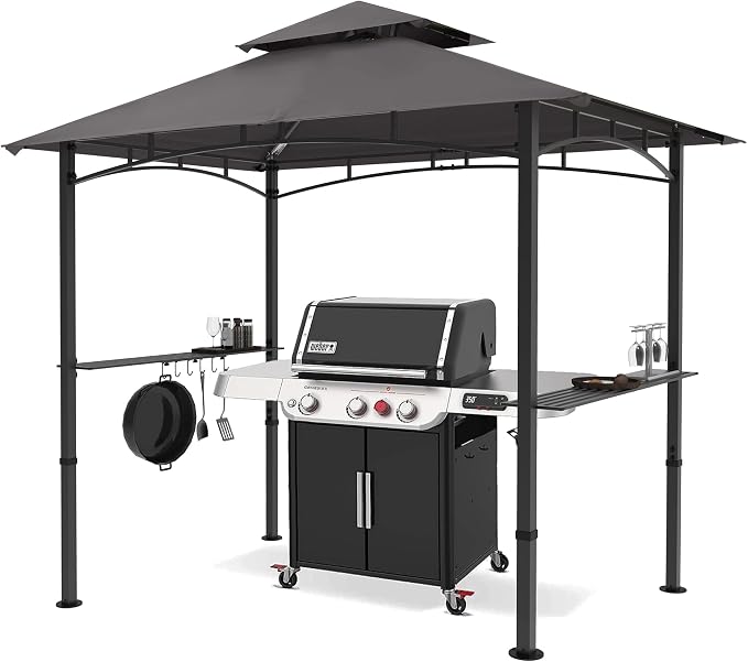 MASTERCANOPY 8 x 5 Grill Gazebo Outdoor BBQ Gazebo Canopy by MASTERCANOPY