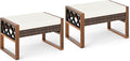 RELAX4LIFE Wicker Outdoor Ottomans by RELAX4LIFE