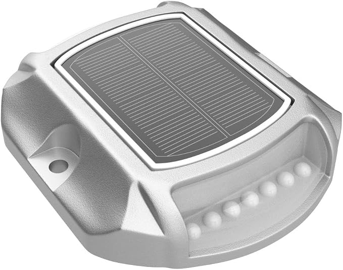 VOLISUN Solar Driveway Lights Dock Deck Lights 12 Pack, 2 Colors in 1, LED - Image 4