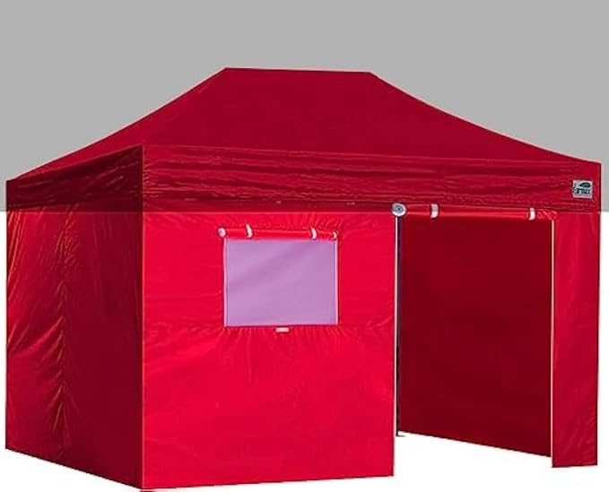 Eurmax USA Full Zippered Walls for 10 x 15 Easy Pop Up Canopy Tent, Enclosure by Eurmax