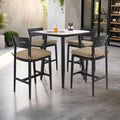 Modern Outdoor Bar Set with Sintered Stone Table by lafengyan