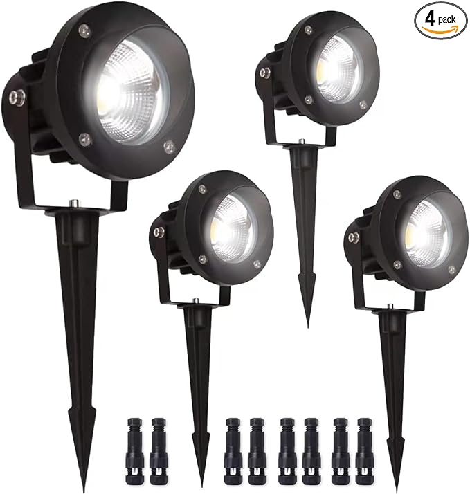 EAGLOD 20W Led 12V AC/DC Flag Spotlights Outdoor Landscape Lights, Low Voltage by EAGLOD