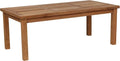 Teak Outdoor Coffee Table, Premium Grade A Teak Wood Patio Furniture by RRIGoods