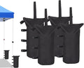 4 Pack Sand Bags for Canopy, Pop up Canopy Tent Weights SandBags for Outdoor Use by Oneofics