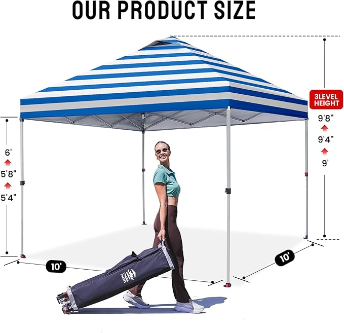 CROWN SHADES 10x10 Pop Up Canopy - Image 6