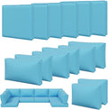 Aoxun 14pcs Patio Cushion Covers Replacement, Waterproof Outdoor Furniture by Aoxun