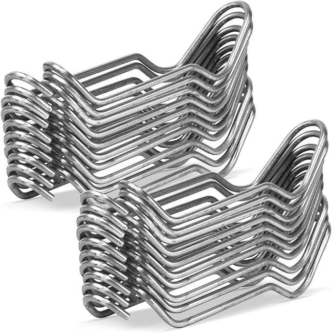 5/16 Inch 8mm Plants Vines Stakes Galvanized Steel Clips Garden Support Stakes - Image 6