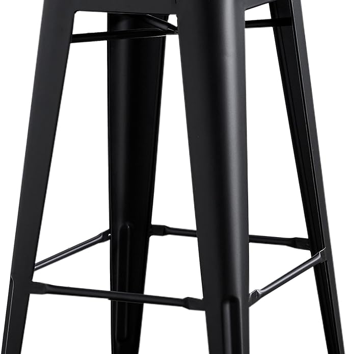 AC Pacific 30” Metal Barstool Set of 2 – Country Rustic Style - Image 7