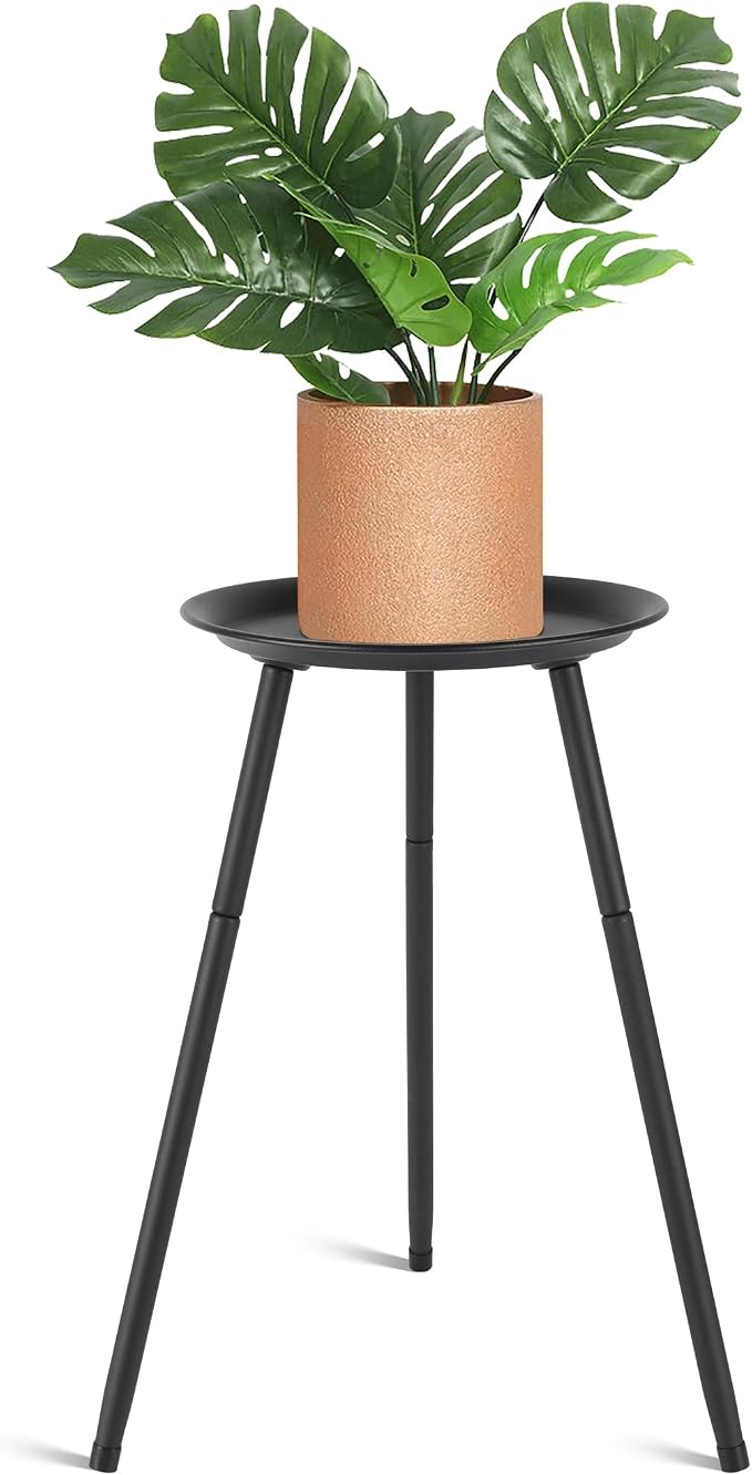 Tall Plant Stand Indoor, Metal Mid Century Indoor Plant Stands, Adjustable by SculptingLightGarden