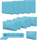 Aoxun 11pcs Patio Cushion Covers Replacement, Waterproof Outdoor Furniture by Aoxun