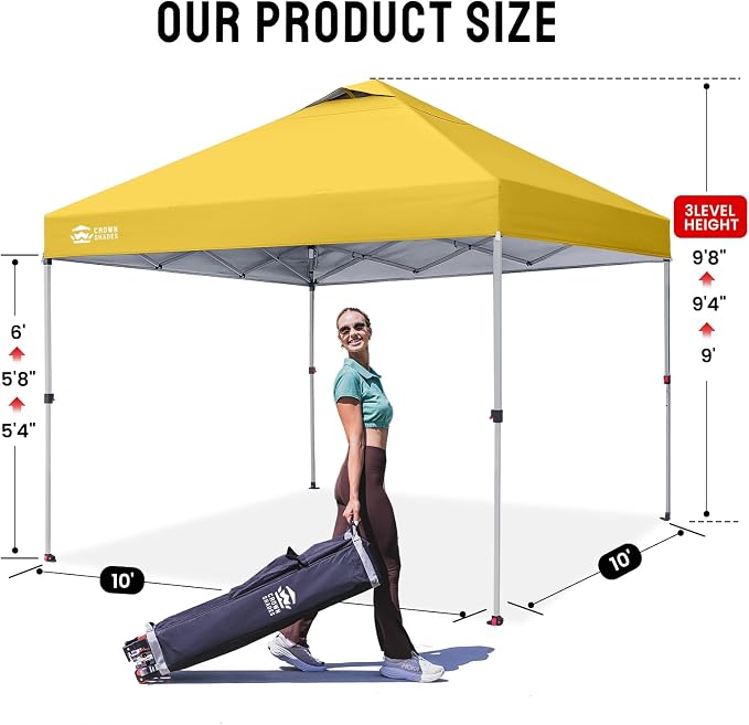 Crown Shades 10x10 Pop Up Canopy - Image 6