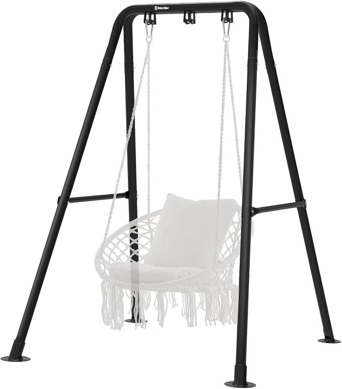 G TALECO GEAR Hammock Chair Stand, Heavy-Duty Steel 300LBS Multi-Use Hammock by TalecoGear