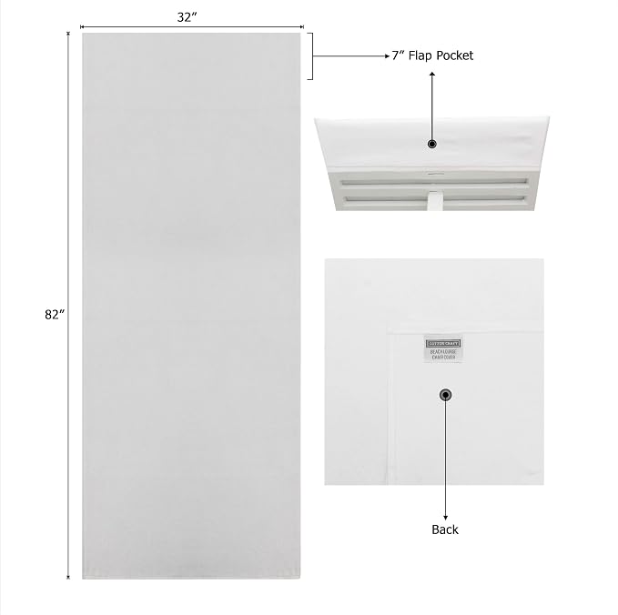 COTTON CRAFT Pool Lounge Chair Cover - Image 4