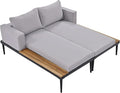 Modern Outdoor Daybed Patio Metal Daybed by Unknown