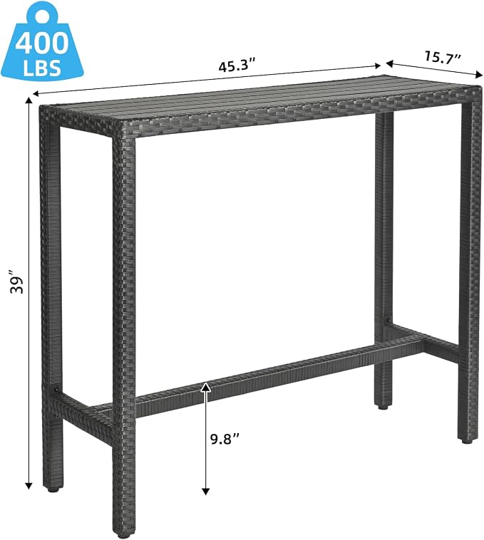 Outdoor Bar Table, Outdoor Console Table - Image 2