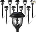 EXCMARK 10 Pack Solar Lights Outdoor Decorative, Solar Pathway Lights Outdoor by ExcMark