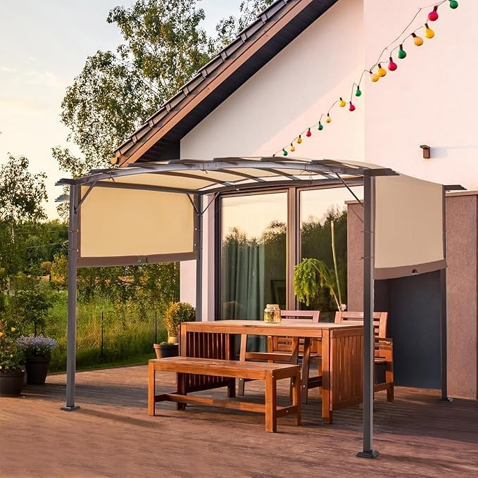 AECOJOY Pergola 9' x 12' Outdoor Pergolas, Pergolas and Gazebo Clearance - Image 2