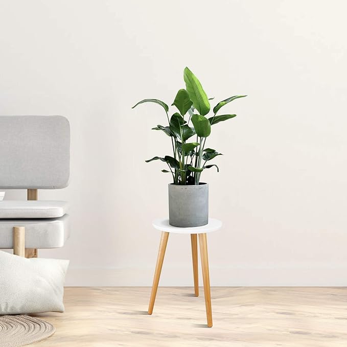 Uneedem Wood Mid Century Plant Stand - Image 7