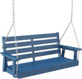 IVY&LANE Outdoor Porch Swing | HDPE Plastic | 2-Person | Hanging Bench Swings | by IVYLANE