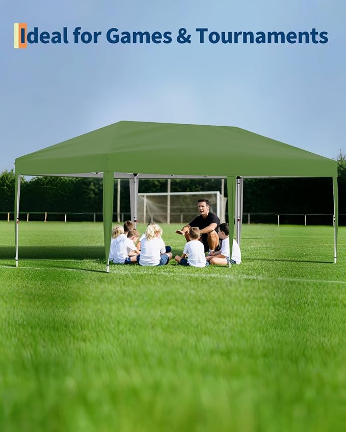 10X20 Pop Up Canopy Tent with 6 Sidewalls – Heavy Duty Commercial Instant - Image 5