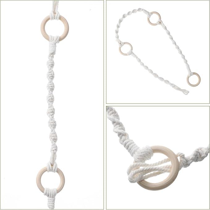 3 Pcs Adjustable Macrame Plant Hanger Extenders - Image 3