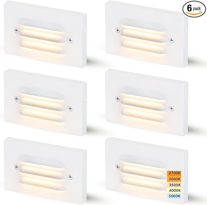 CLOUDY BAY 5CCT 12V 4W Low Voltage LED Step Light by CLOUDYBAY